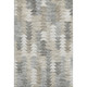 10' X 14' Taupe Ivory And Gray Geometric Washable Area Rug With UV Protection