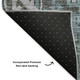 5' X 8' Teal And Beige Patchwork Washable Area Rug With UV Protection