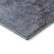 8' X 10' Blue Ivory And Gray Abstract Washable Area Rug With UV Protection