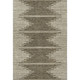 9' X 12' Coffee And Ivory Abstract Washable Area Rug With UV Protection