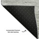 10' X 14' Gray And Ivory Abstract Washable Area Rug With UV Protection