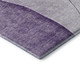 8' X 10' Purple Gray And Ivory Abstract Washable Area Rug With UV Protection