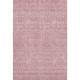 5' X 8' Blush And Ivory Floral Washable Area Rug With UV Protection