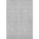 9' X 12' Silver And Gray Floral Washable Area Rug With UV Protection