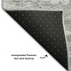 8' X 10' Silver And Gray Abstract Washable Area Rug With UV Protection