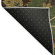 3' X 5' Artichoke Green Gold And Blue Floral Washable Indoor Outdoor Area Rug