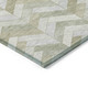 3' X 5' Taupe And Beige Geometric Washable Indoor Outdoor Area Rug