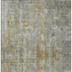 3' X 5' Pewter And Gray Abstract Washable Indoor Outdoor Area Rug