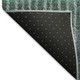 5' X 8' Blue Brown And Green Striped Washable Indoor Outdoor Area Rug