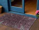 3' X 5' Burgundy And Gray Medallion Washable Indoor Outdoor Area Rug
