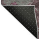 9' X 12' Burgundy And Gray Medallion Washable Indoor Outdoor Area Rug