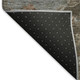 8' Chocolate And Gray Round Medallion Washable Indoor Outdoor Area Rug