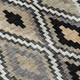 9' X 12' Black Ivory And Beige Geometric Washable Indoor Outdoor Area Rug