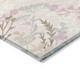 3' X 5' Pink Ivory And Gray Floral Washable Indoor Outdoor Area Rug