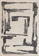 5' X 8' Beige And Black Abstract Area Rug