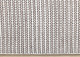 5' X 8' White And Taupe Striped Hand Woven Area Rug