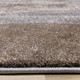 8' X 11' Cream Brown And Black Geometric Area Rug
