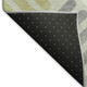 5' X 8' Artichoke Green Ivory And Gray Geometric Washable Indoor Outdoor Area Rug