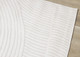 8' X 11' Cream And Beige Geometric Area Rug