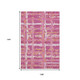 9' X 12' Blush Ivory And Orange Striped Washable Area Rug With UV Protection