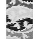 10' X 14' Black Gray And Silver Abstract Washable Area Rug With UV Protection