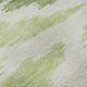 8' Green Taupe And Beige Abstract Washable Round Rug With UV Protection