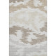10' X 14' Ivory Beige And Taupe Abstract Washable Area Rug With UV Protection