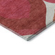 9' X 12' Pink Orange And Ivory Ogee Washable Area Rug With UV Protection