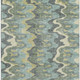3' X 5' Sage Ivory And Beige Abstract Washable Area Rug With UV Protection