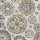 10' X 14' Beige Gray And Brown Medallion Washable Area Rug With UV Protection
