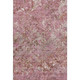 5' X 8' Pink Taupe And Ivory Diamond Washable Area Rug With UV Protection