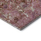 9' X 12' Pink Taupe And Ivory Diamond Washable Area Rug With UV Protection