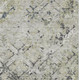 3' X 5' Silver Gray And Ivory Diamond Washable Area Rug With UV Protection