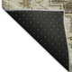 3' X 5' Brown Ivory And Taupe Floral Medallion Washable Area Rug With UV Protection
