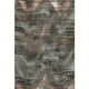 9' X 12' Brown Salmon And Gray Abstract Washable Area Rug With UV Protection