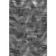 10' X 14' Gray And Silver Abstract Washable Area Rug With UV Protection