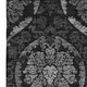 10' X 14' Gray And Silver Medallion Washable Area Rug With UV Protection