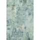 9' X 12' Teal Green And Ivory Abstract Washable Area Rug With UV Protection