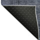 3' X 5' Navy Blue And Gray Striped Washable Area Rug With UV Protection