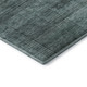 9' X 12' Teal And Gray Striped Washable Area Rug With UV Protection