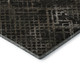 8' Brown And Ivory Abstract Geometric Washable Round Rug With UV Protection