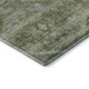 9' X 12' Olive Green And Ivory Southwestern Washable Area Rug With UV Protection