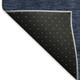 9' X 12' Navy Blue And Charcoal Ombre Washable Area Rug With UV Protection