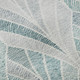 3' X 5' Aqua And Ivory Geometric Washable Area Rug With UV Protection