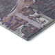 10' X 14' Purple Gray And Lavender Geometric Washable Area Rug With UV Protection