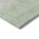 5' X 8' Mint Green And Ivory Striped Washable Area Rug With UV Protection