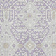 5' X 8' Lavender Gray And Beige Floral Washable Area Rug With UV Protection