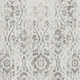 3' X 5' Ivory And Beige Floral Washable Area Rug With UV Protection