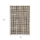 3' X 5' Brown And Beige Polka Dot Washable Area Rug With UV Protection