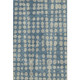8' X 10' Denim Blue And Beige Polka Dot Washable Area Rug With UV Protection